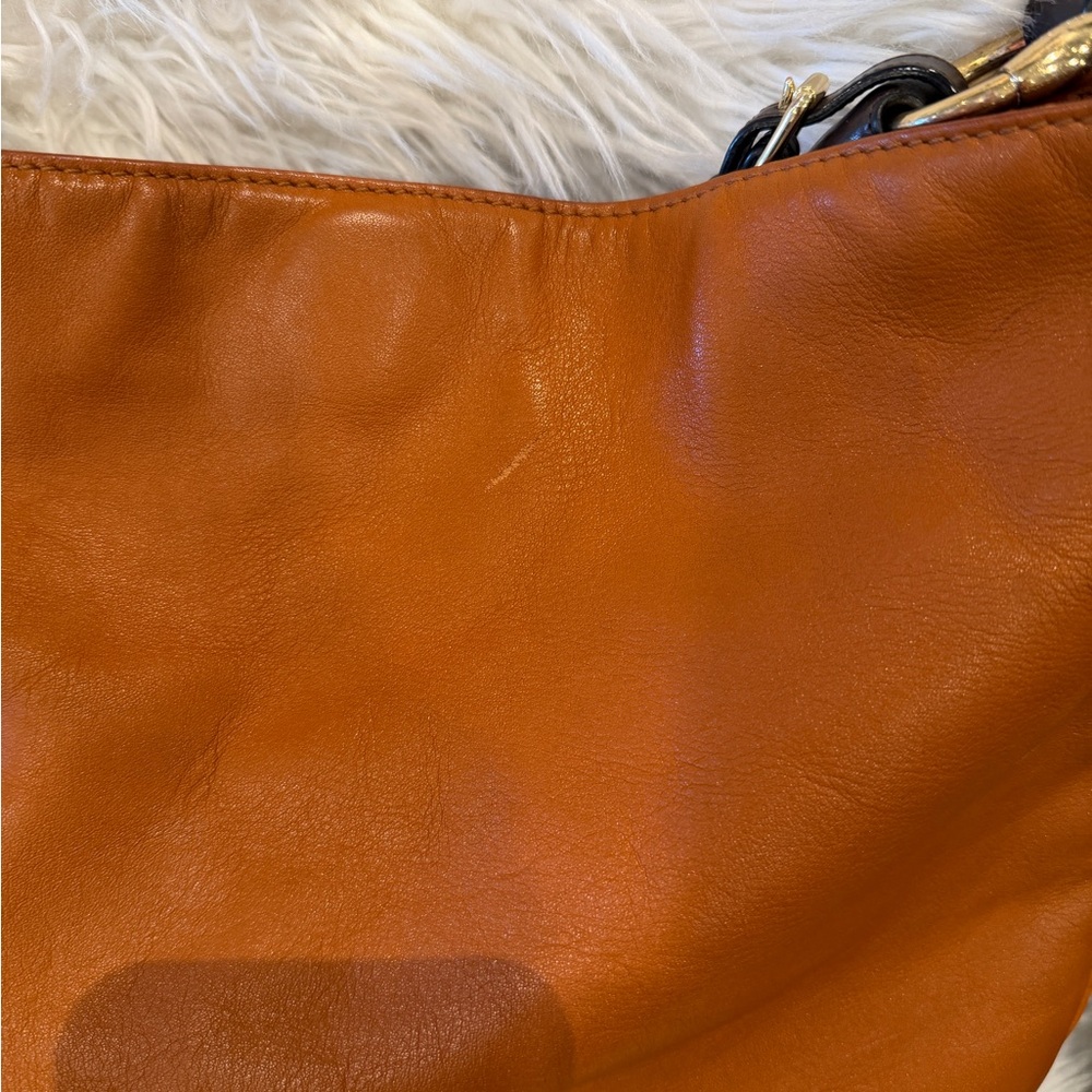 Ralph Lauren Leather Shoulder bag, Tan/brown, One Size, Used - Excellent - Picture 6 of 9